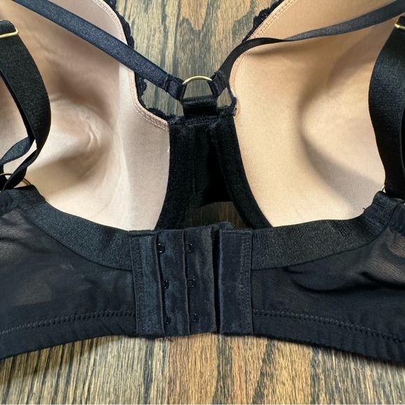 Adore Me Black Marca Contour Plunge Strappy Bra size 38DDD - Picture 6 of 7